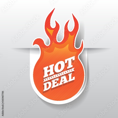 hot deal sticker
