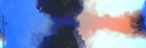 abstract watercolor background with watercolor paint style with royal blue, light gray and very dark blue colors
