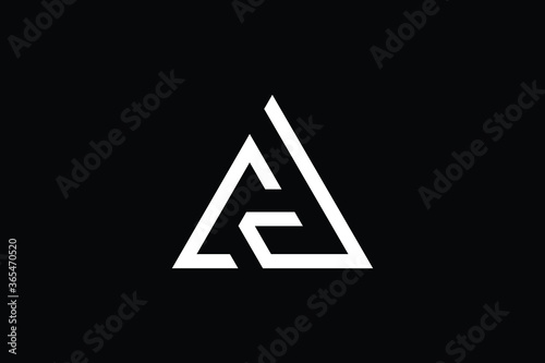 Minimal Innovative Initial CD logo and DC logo. Letter CD DC creative elegant Monogram. Premium Business logo icon. White color on black background