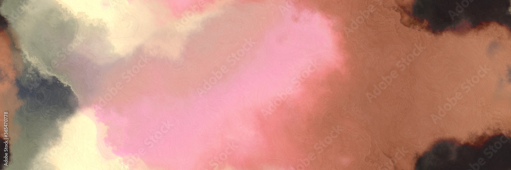 Fototapeta premium abstract watercolor background with watercolor paint style with rosy brown, pastel magenta and very dark violet colors and space for text or image