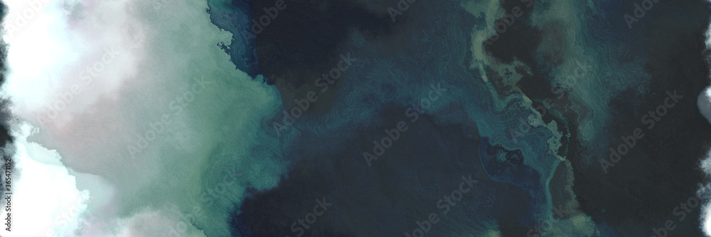 abstract watercolor background with watercolor paint style with dark slate gray, light gray and dark sea green colors. can be used as background texture or graphic element