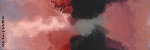 abstract watercolor background with watercolor paint style with pastel brown, antique fuchsia and very dark blue colors. can be used as web banner or background
