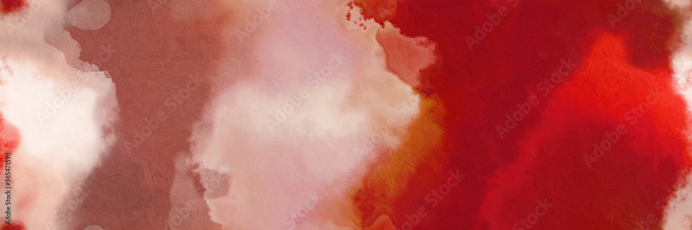 Fototapeta premium abstract watercolor background with watercolor paint style with firebrick, tan and baby pink colors. can be used as web banner or background