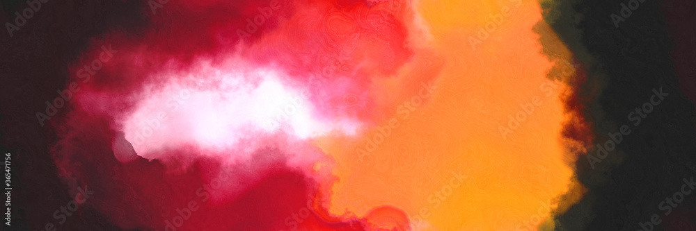 Fototapeta premium abstract watercolor background with watercolor paint style with tomato, very dark pink and coral colors