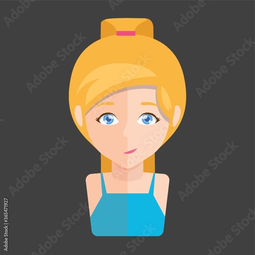 girl smirking