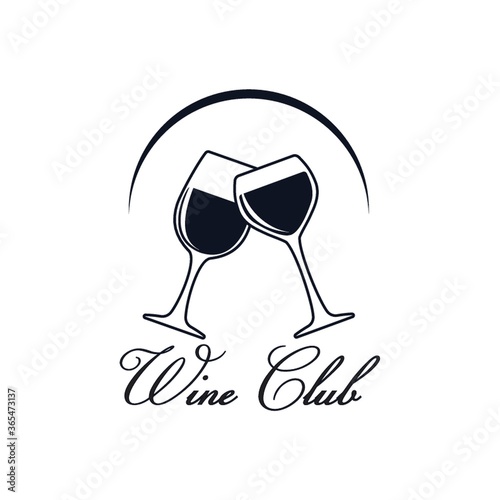 wine club label