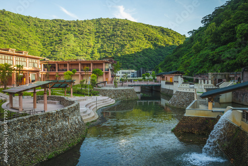 suao cold spring park in yilan, taiwan photo