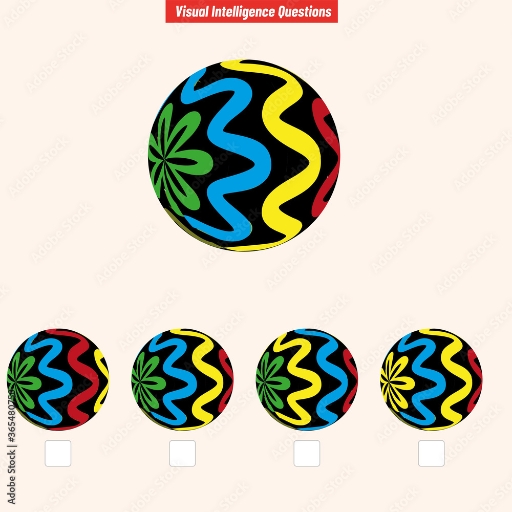 Visual Intelligence Questions. Find the same. IQ Test Visual Intelligence Questions. Find the same. IQ Test
