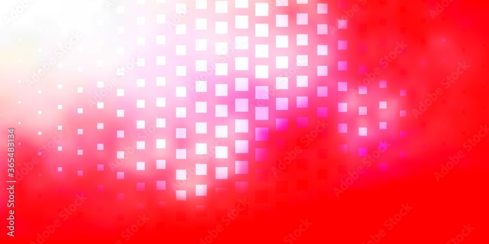 Light Red vector background with rectangles. Colorful illustration with gradient rectangles and squares. Pattern for commercials, ads.