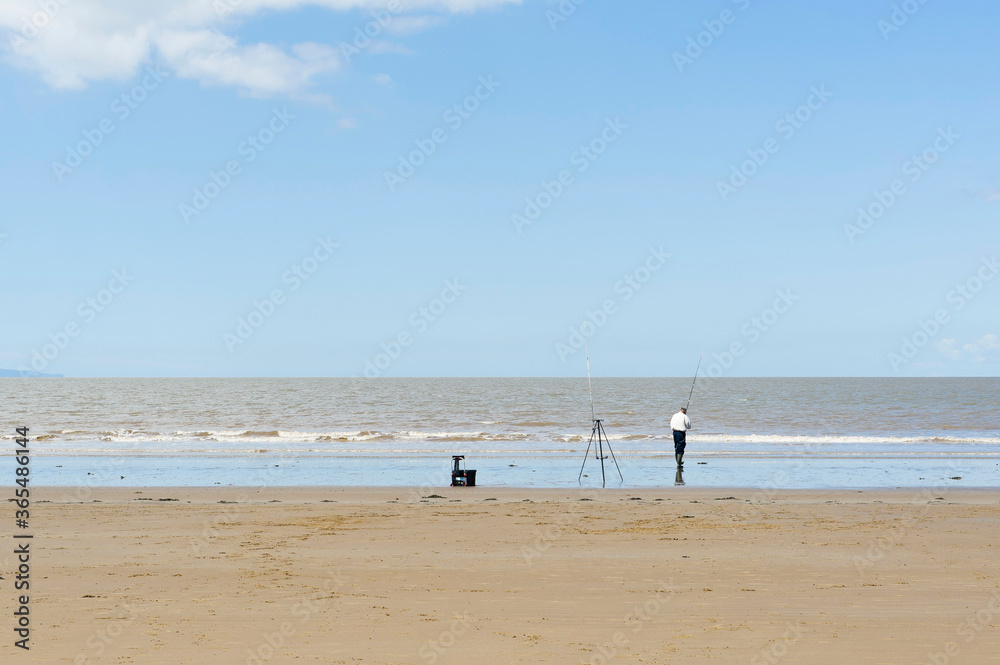 Fototapeta premium Berrow Beach, Somerset, England