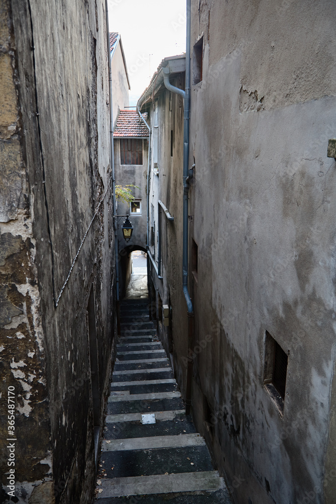 secret old street in Vienne France