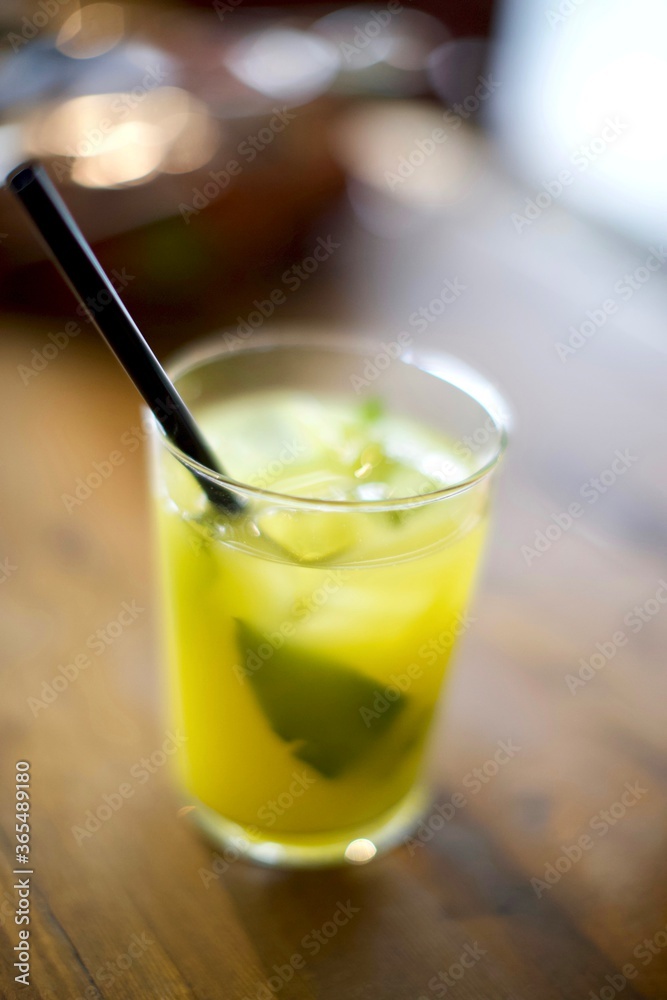 blurry view glass of home made organic lemonade blurry view glass of home made organic lemonade