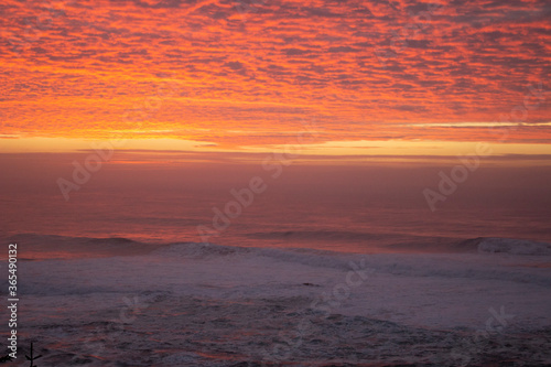 colorful clouds at sunset