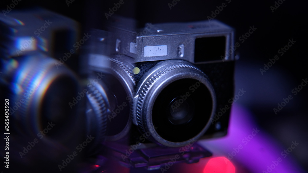 camera lens close up