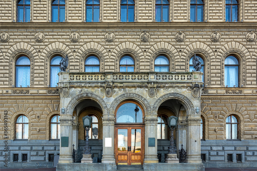 Saint Petersburg, facade of the former Palace of Grand Duke Vladimir Alexandrovich