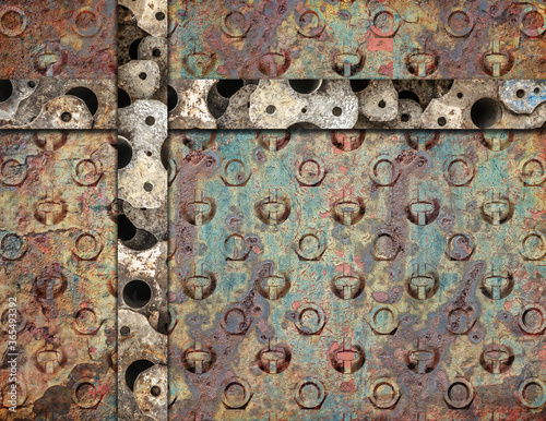 rusty metal background