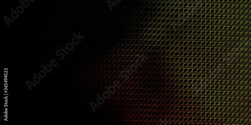 Dark Red, Yellow vector background with lines. Geometric abstract illustration with blurred lines. Pattern for websites, landing pages.