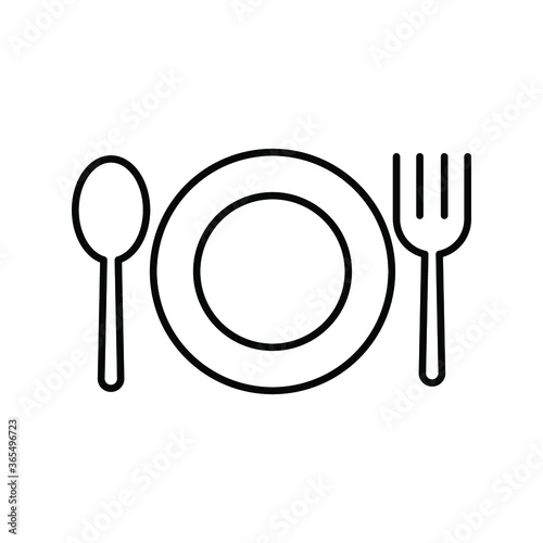 restaurant menu icon vector