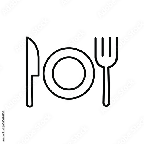 restaurant menu icon vector