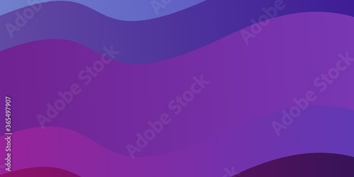 Dark Pink, Blue vector backdrop with bent lines. Gradient illustration in simple style with bows. Pattern for busines booklets, leaflets