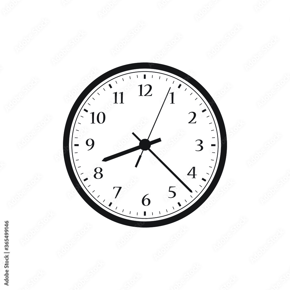 clock icon vector