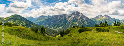 Fantastic hike in the Lechquellen Mountains in Vorarlberg Austria © mindscapephotos
