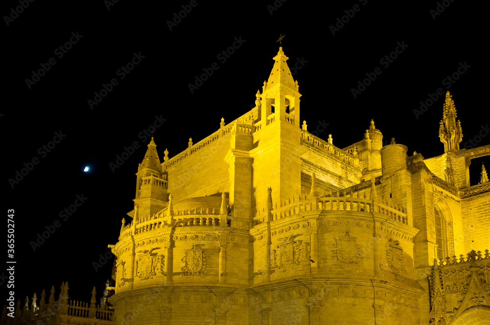 Seville Cathedral and La Giralda, Seville, Andalucía, Spain
