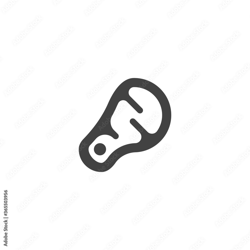 steak, food icon vector illustration steak, food icon vector illustration