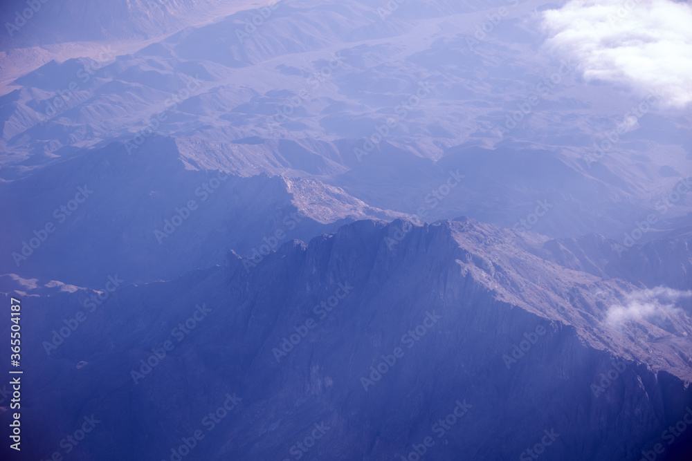 Berge aus der Luft