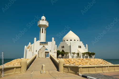 Mosque on Al Khobar Corniche Seafront, Eastern Province of Saudi Arabia