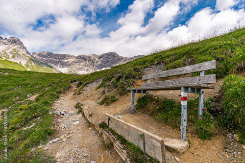 Fantastic hike in the Lechquellen Mountains in Vorarlberg Austria