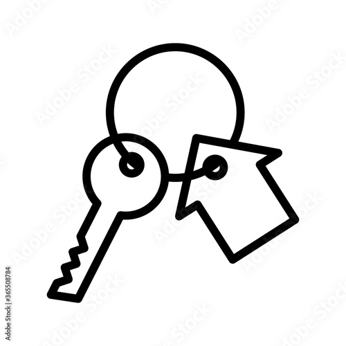 Real Estate vector icon. Choosing, searching, buying a house