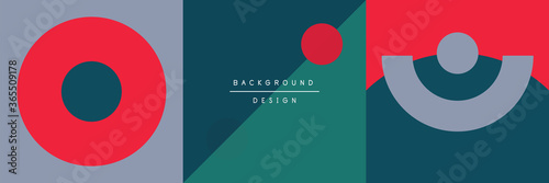 Neo memphis geometric pattern with circles, squares and lines. Pop art abstract background for covers, banners, flyers and posters and other templates