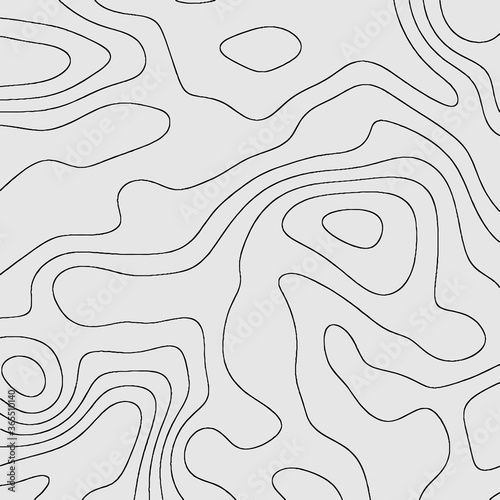 Contour illustration. Abstract topographic map background. Geography scheme.