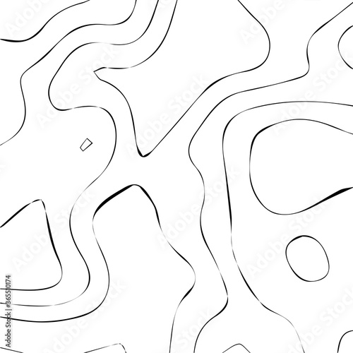 Contour illustration. Abstract topographic map background. Geography scheme.