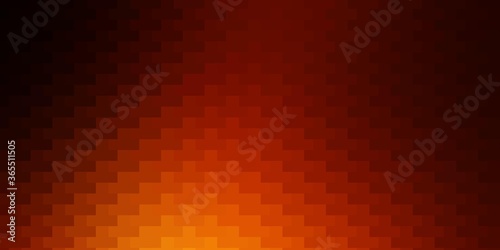 Dark Orange vector texture in rectangular style. Abstract gradient illustration with colorful rectangles. Pattern for business booklets, leaflets