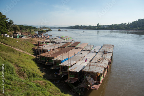 LAO HUAY XAY MEKONG RIVER