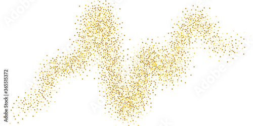 Golden glitter.