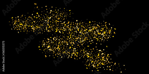 Golden glitter.