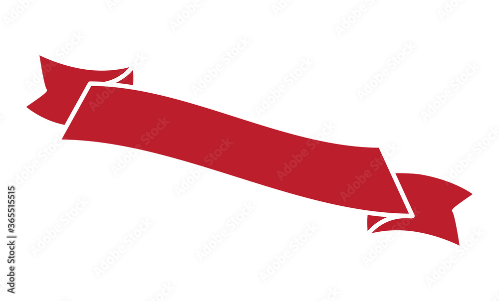 Red ribbon banner isolated on white background. Trendy red ribbon banner for web site, tag, label, sticker and badge. Red ribbon label, vector Red ribbon banner isolated on white background. Trendy red ribbon banner for web site, tag, label, sticker and badge. Red ribbon label, vector