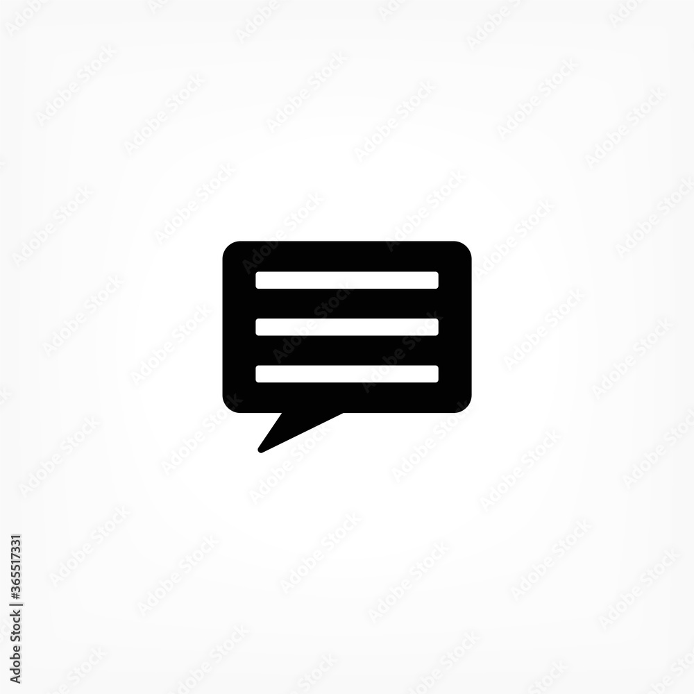 Chat sms vector icon , lorem ipsum Flat design Chat sms vector icon , lorem ipsum Flat design