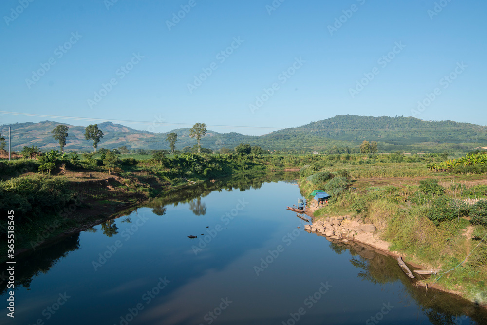 LAO HUAY XAY LANDSCAPE RIVER