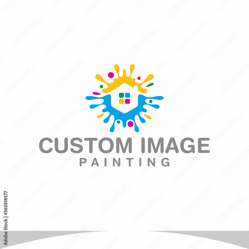 Home Painting Logo Design Vector Home Painting Logo Design Vector