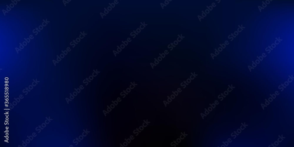 Dark BLUE vector blur background.