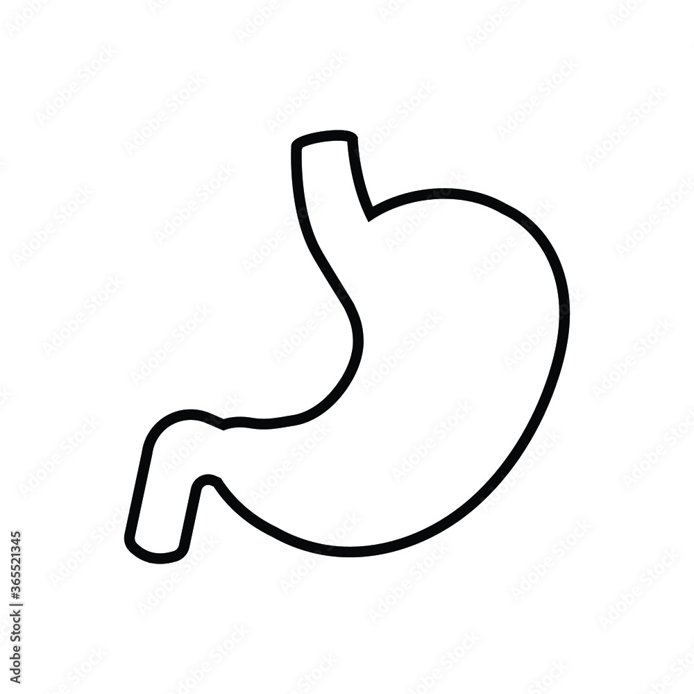 Stomach Icon Vector design illustration Stomach Icon Vector design illustration