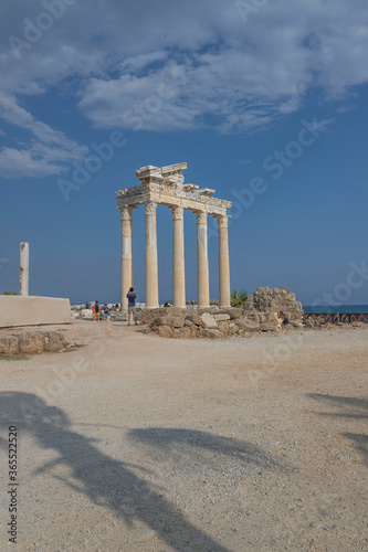 Apollo Temple, historical sites in Side, Turkey