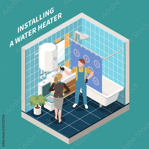 Isometric Plumber Composition