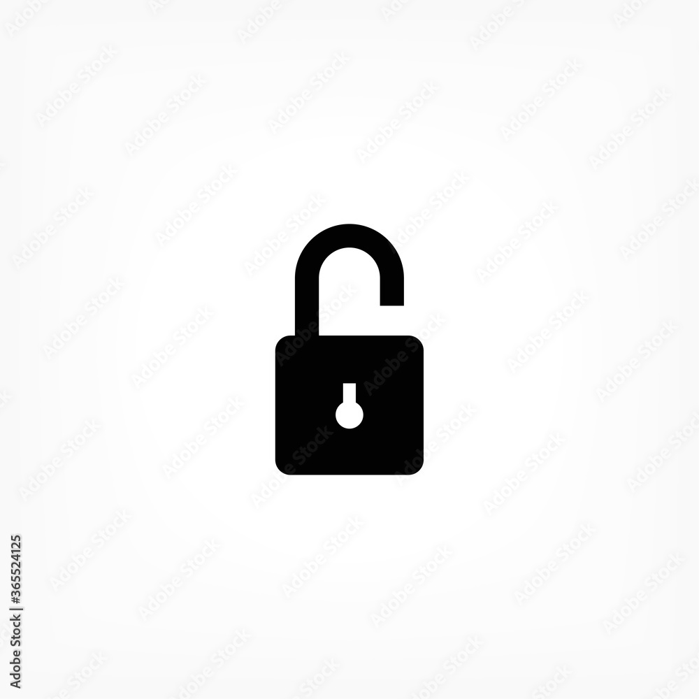Lock vector icon , lorem ipsum Flat design Lock vector icon , lorem ipsum Flat design