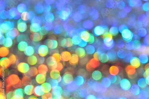 Rainbow holographic bokeh abstract background