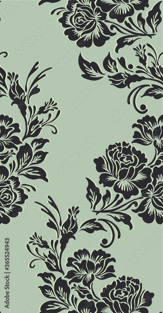 seamless floral background	